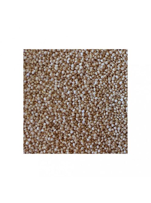 A fehér quinoa mag könnyen emészthető, és segíti a helyes bélműködést.