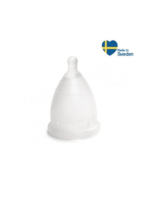 Monthly Cup mini intim kehely, orvosi szilikonból készült menstruációs kiegészítő.