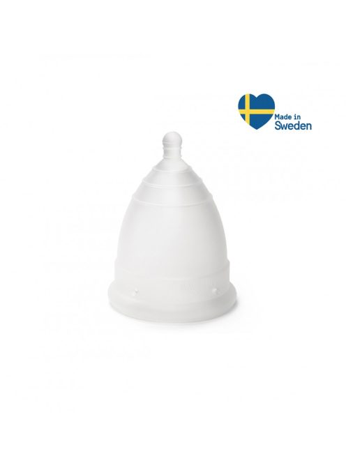 Monthly Cup Plus intim kehely, orvosi szilikonból készült menstruációs kiegészítő.